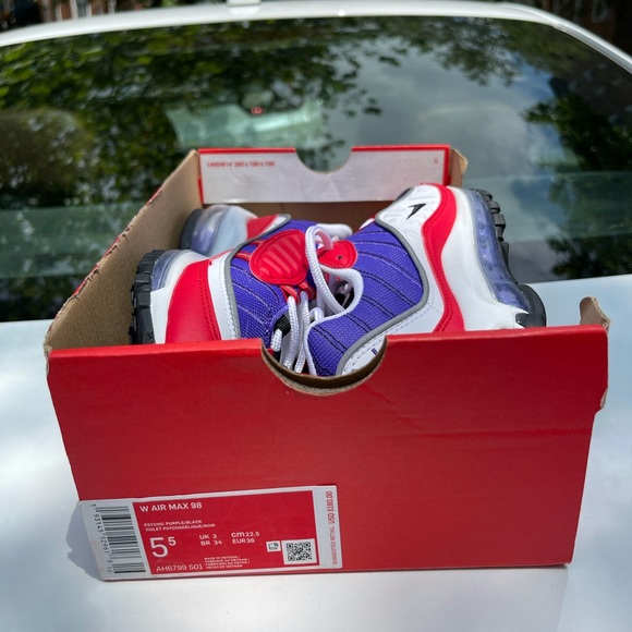 Nike W Air Max 98 AH6799501Psychic Purple Size 5.5 - Picture 3 of 3